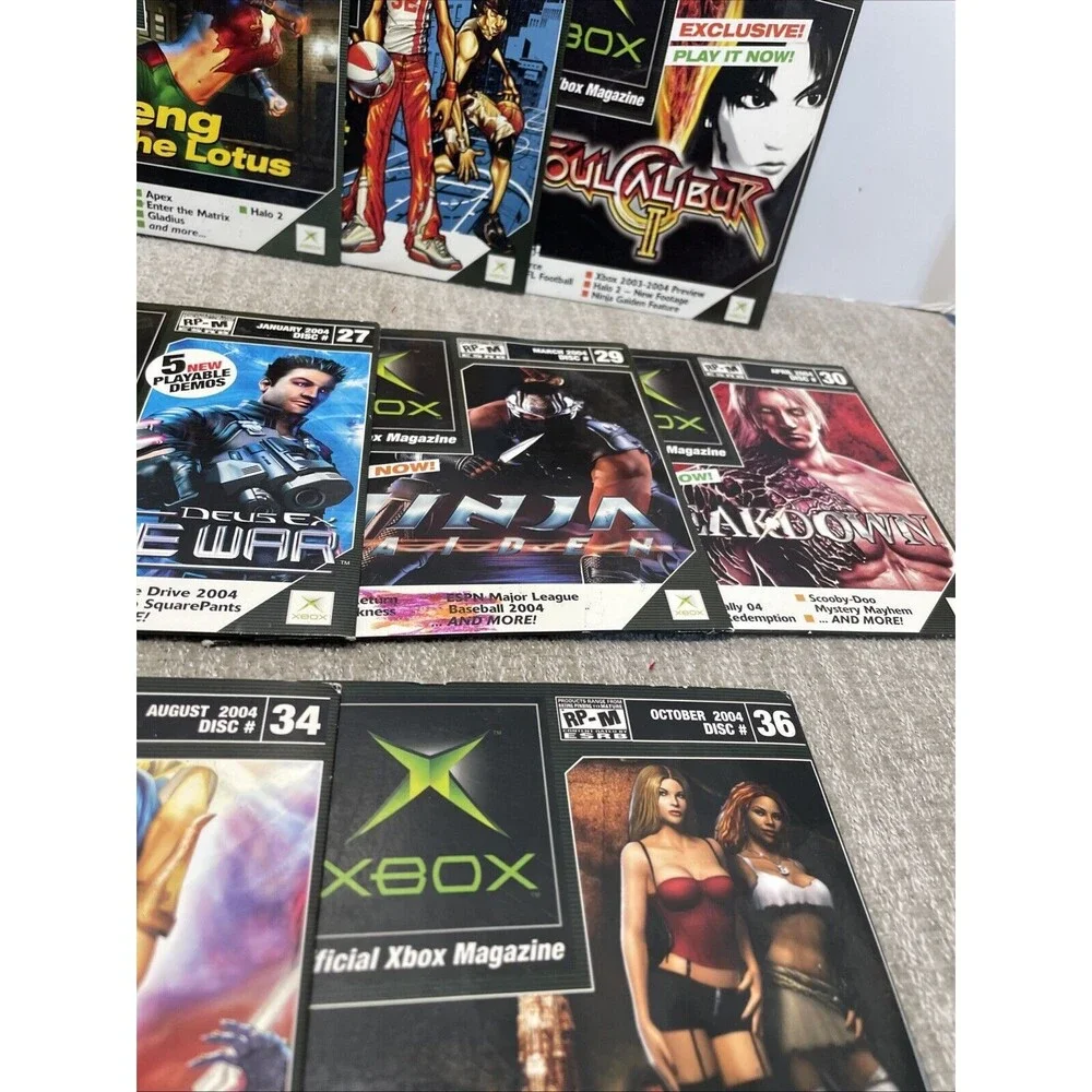Official Xbox Magazine Lot of 15 Game Demo Discs
